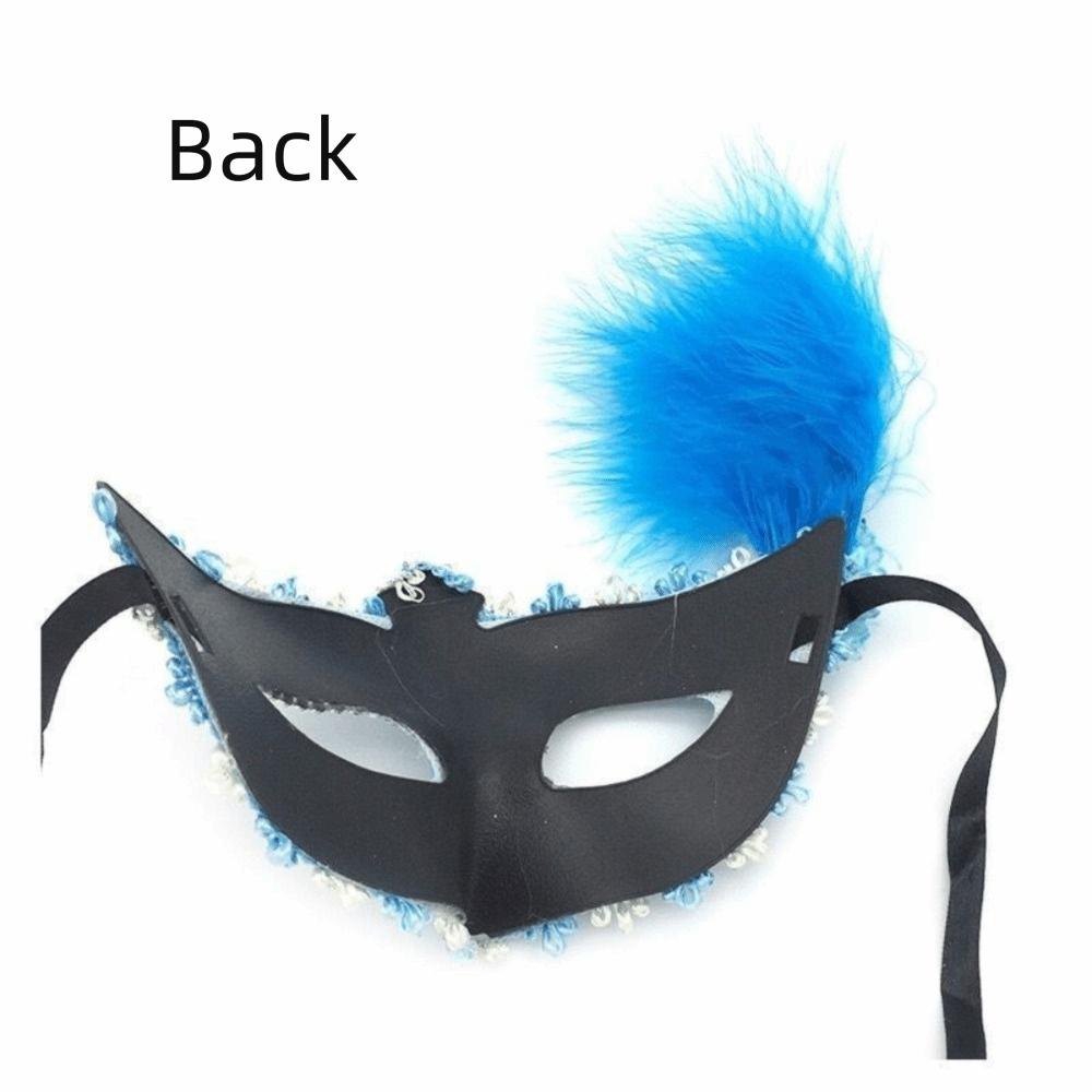 1Pcs Peacock Feathers Party Mask Lace Masquerade Mask New Half Face Mask For Adult Child