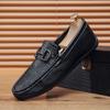 Мужская обувь Обувь Дуду новая модная тенденция повседневная мужская обувь дышащая на одной педали мужская обувь кожаная обувь