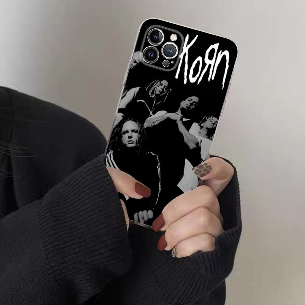 K-korn Music Горячая группа Чехол для телефона Для IPhone 16 15 8 7 6 6S Plus X SE XR XS 14 11 12 13 Mini Pro Max Мобильный чехол