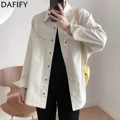 Женские модные повседневные однотонные куртки и пальто с воротником-поло на осень-зиму с длинным рукавом и принтом