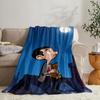GUOYU Blanket MMr BBeans Throw Soft Flannel Throw Summer Blanket Lightweight Cozy Nap Blanket For Sofa Bed Travel