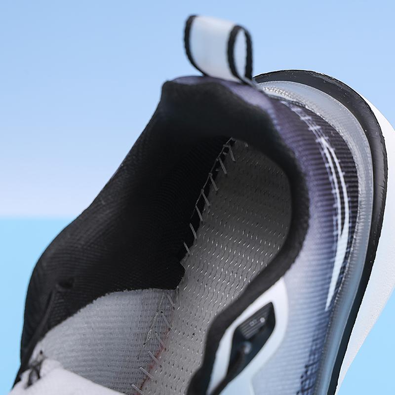 New Rotating Button Boys Breathable Mesh Running Shoes Youth Sports Shoes Children Anti-slip Wear Racing Students