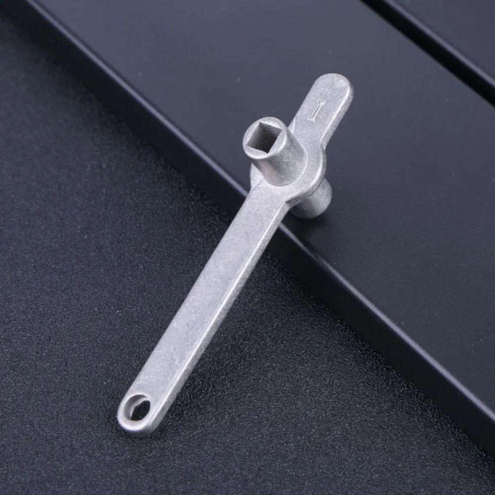 Ключ для радиатора из нержавеющей стали с отверстием 5 мм, сердцевина, эффективное отопление, ключ для стравливания воздуха из радиатора, металлическая конструкция, необходимый инструмент