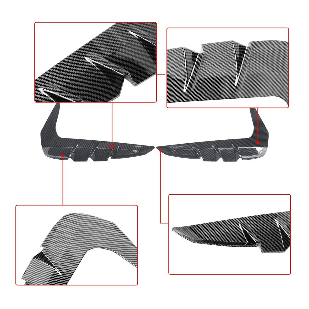 CARIG Side Air Vent Covers for Subaru BRZ ZD8 Toyota GR86 ZN8 Shark Gill Design Front Fender Exterior Aero Car Accessories / (2022, 2023, 2024),
