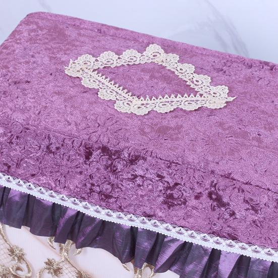 Фланелевая крышка унитаза, ультра-плюшевая крышка унитаза с боковыми карманами