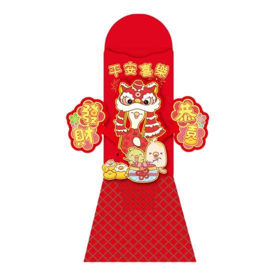 Китайские новогодние красные конверты 2025 года, карманы для счастливых денег на год змеи, 3D традиционные красные карманы для весеннего фестиваля Лунного Нового года