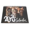 Настенный календарь с котом 2025 года на 12 месяцев, плотная бумага, двухсторонний переплет, юлианский календарь, котенок, календарь