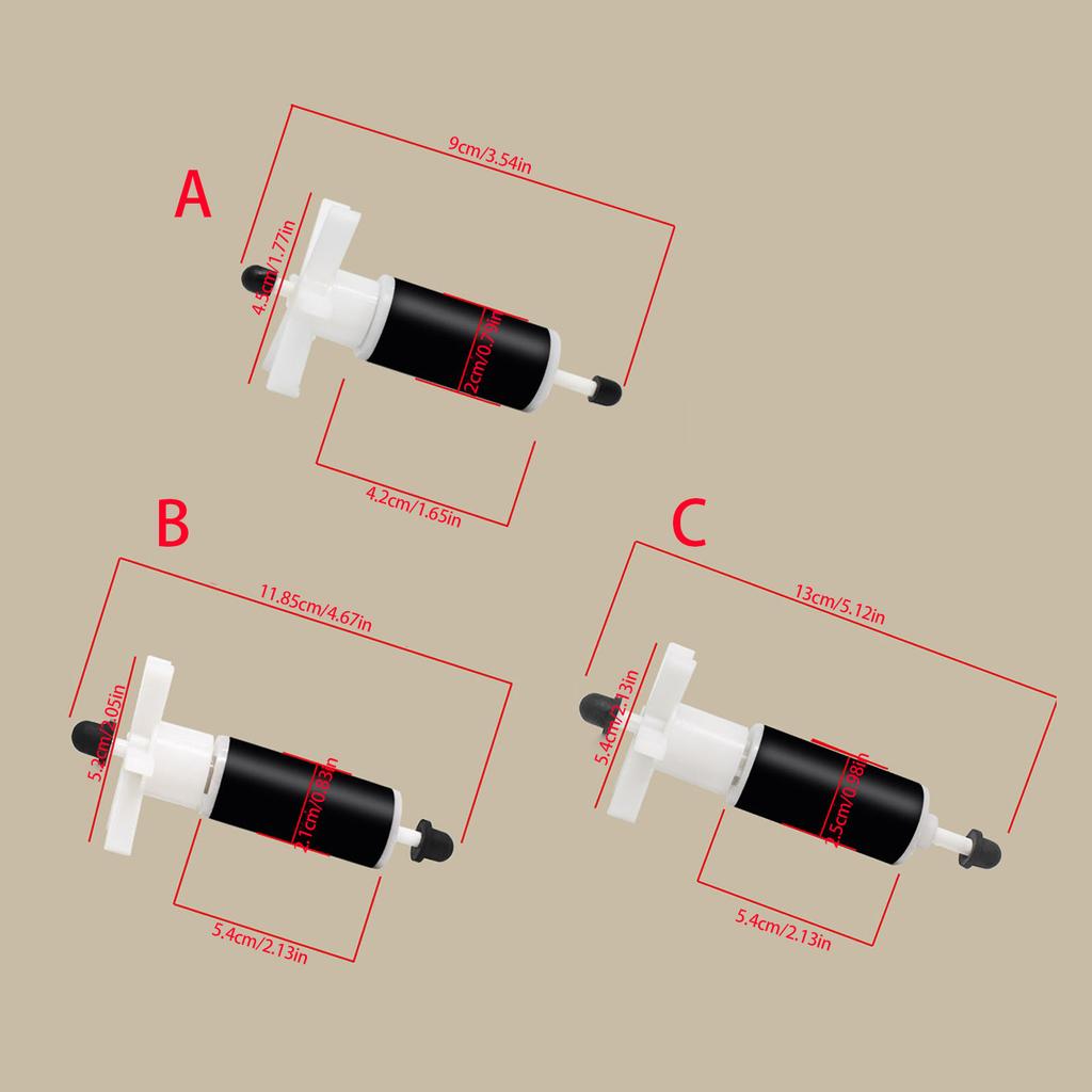 Аквариумы Фильтр Импеллер Вал Погружные Водяные Насосы Роторы Аквариумы Насосы для Различных Аквариумных Фильтров
