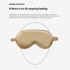 Imitated Silk Eye Cover Set Memory Foam Eye Masque 3-Piece Cloth Bag Hair Rings Storage Bag Comfortable Hypoallergenic Sleeping Shield Eye Care Tools