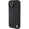 BMW BMHCP15MSLLBK iPhone 15 Plus / 14 Plus 6.7" black Leather Hot Stamp