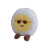 Boiled Egg Cheerful Plush Toy Pp Cotton Stuffed Animal Gift For  Decoration Bag