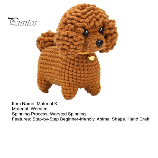 Полный набор для вязания крючком животных. Пошаговые инструкции по набору пряжи Easy-Spin для вязания крючком для начинающих. Крючок для вязания крючком Easy Yarn