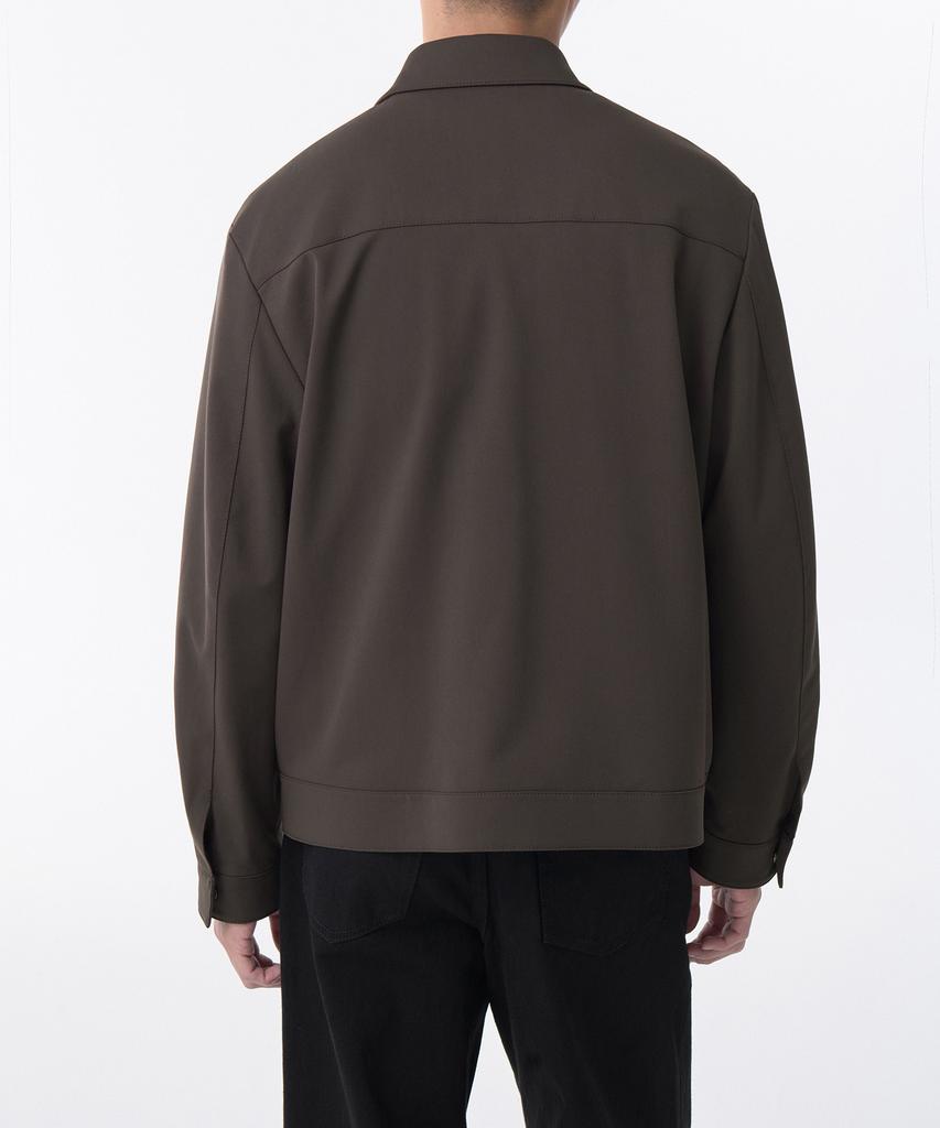 Musinsa Standard Relaxed Minimal Jacket [Brown]
