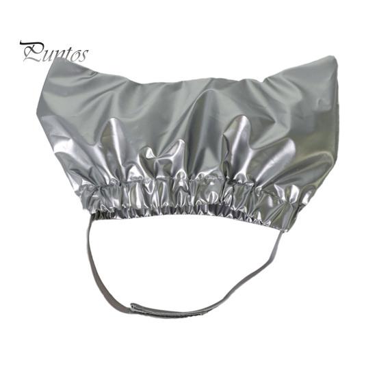 Waterproof Pet Shower Hat with Fastener Tape Adjustable Headgear Anti-Ear Water Hood Pet Hat for Cat Bathing
