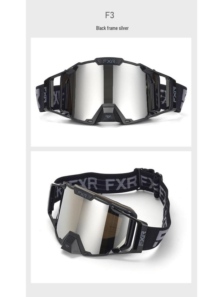 Новые двухслойные очки FXR с защитой от запотевания для внедорожной езды, катания на горных велосипедах и лыжах.