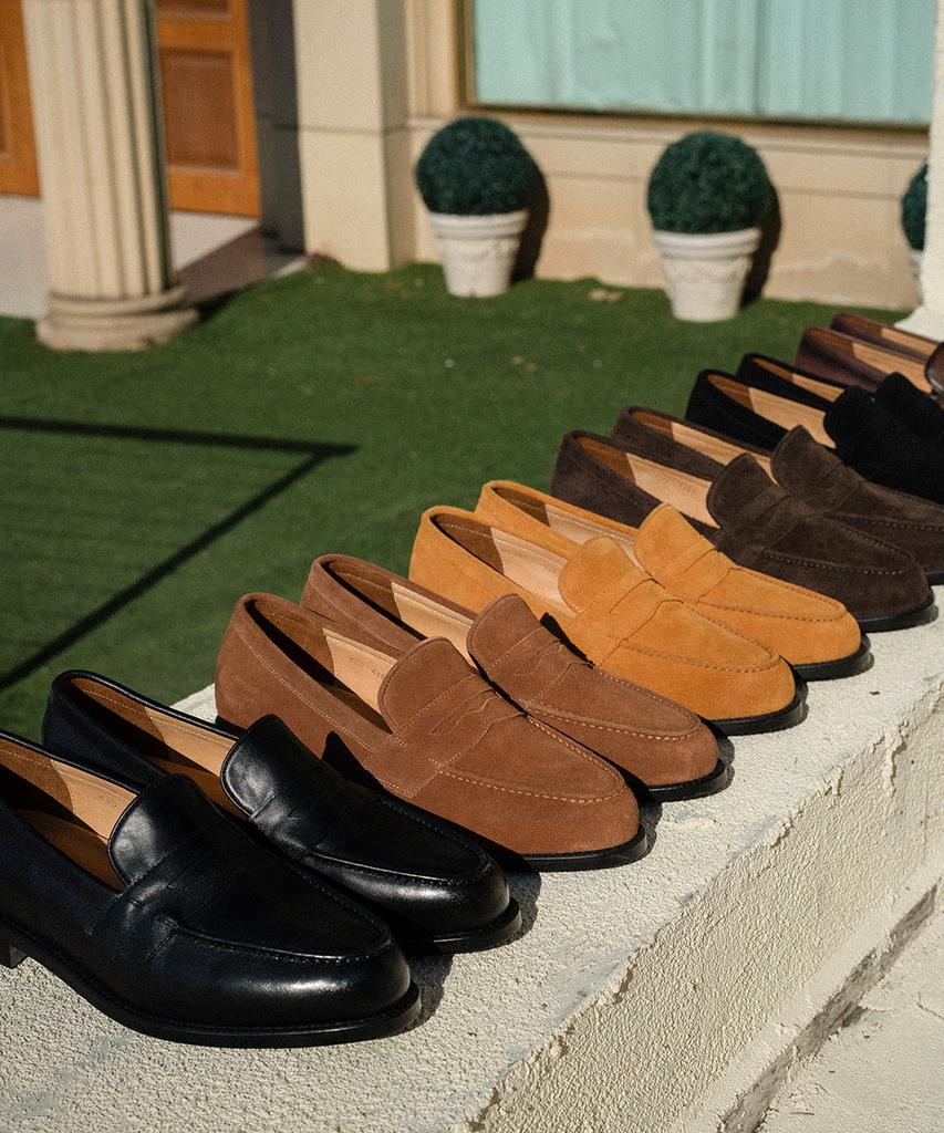 Allclassic Alc4405 Cimer Suede Penny Loafers_Black