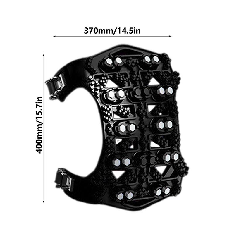 6-секционные автомобильные цепи противоскольжения для легковых автомобилей, утолщенные автомобильные цепи противоскольжения для шин диаметром 165–265 мм, автомобильные зимние аксессуары