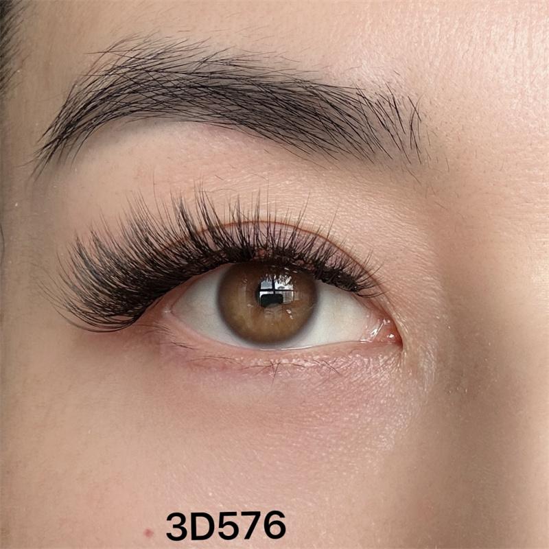 2026 New No Glue Magnetic Eyelashes Eyelash Thick Volume Arabic Style Lashes with Packaging Box