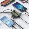 Расширитель на 10 портов USB 2.0 с RGB-подсветкой, расширитель USB-портов, аксессуары для мобильных телефонов