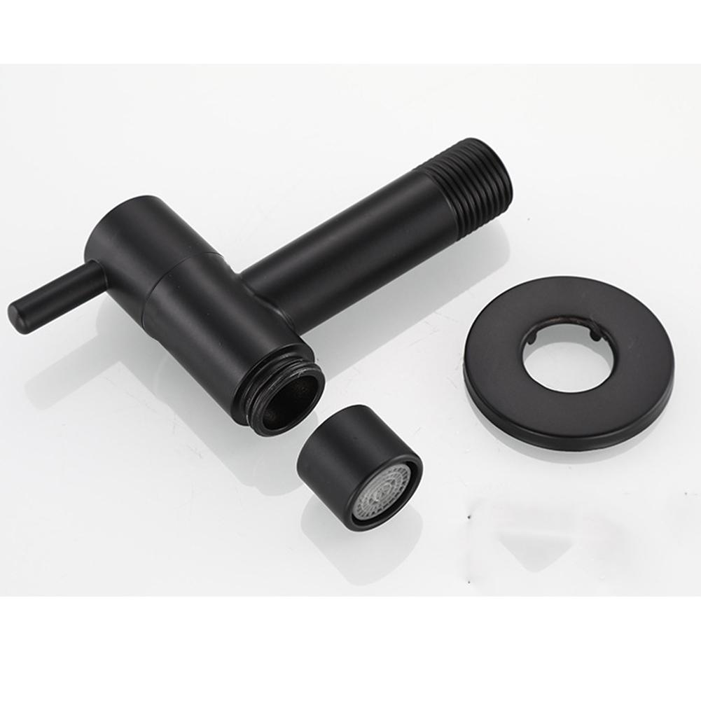 Черный кран, настенный маленький кран, декоративный садовый кран, швабра, стиральная машина для бассейна, кран для воды, кран для раковины