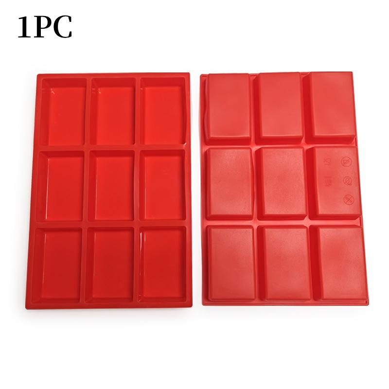 Силиконовая мини-форма для выпечки на 9 ячеек для кексов, хлеба, мясного рулета, кукурузного хлеба, брауни, маффинов, мыла. Легко моется. Кухонные принадлежности