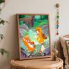 Disney Лиса и Пёс Масляная Живопись Арт Набор для Рисования Домашний Декор Стен Ручной Работы Подарок для Друзей и Семьи Любителям Искусства DIY Веселый Хобби-Проект
