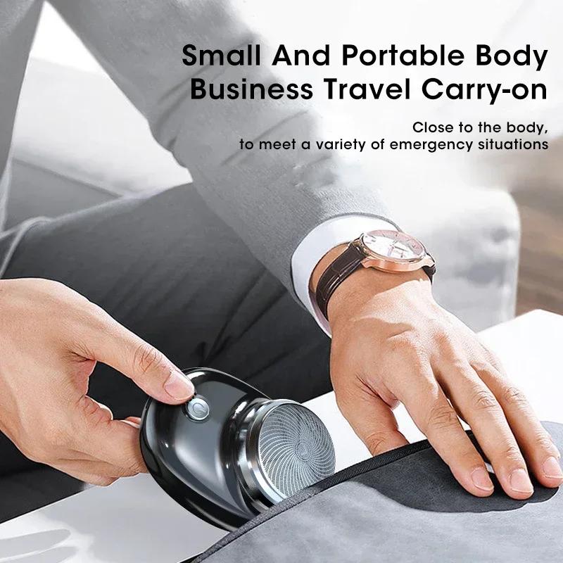 Обновлённая мужская бритва MNI 2025 - IPX7, быстрая зарядка USB-C, 9000 об/мин, триммер для влажного и сухого бритья, бритвенный станок для спины