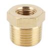 Brass Pipe Reducer Adapter NPT Bushing Fitting 38in Male To 18in Female for Water Fuel Gas Oil