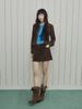 Pomme Starlit Corduroy Skirt (Brown)