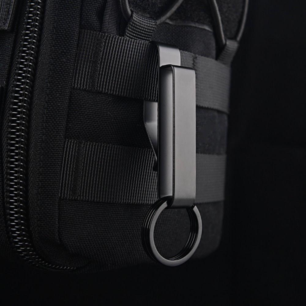 Anti-Lost Car Key Holder Stainless Steel Belt Buckle Belt Hanger Key Clip Water Bottle Holder