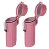 2 Pcs Water Proof Storage Tube Airtight Cover Rubber Sealing   Plastic Tube Storage Box for Outdoor Camping Travel