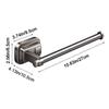 Space Aluminum Suction Cup Paper Towel Holder Easy Install Paper Towel Storage Rack  Cabinet