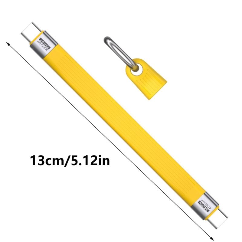 Гибкий ленточный кабель Type C — Type C 240 Вт Power Delivery Быстрая зарядка 40 Гбит/с Передача данных 8K Поддержка