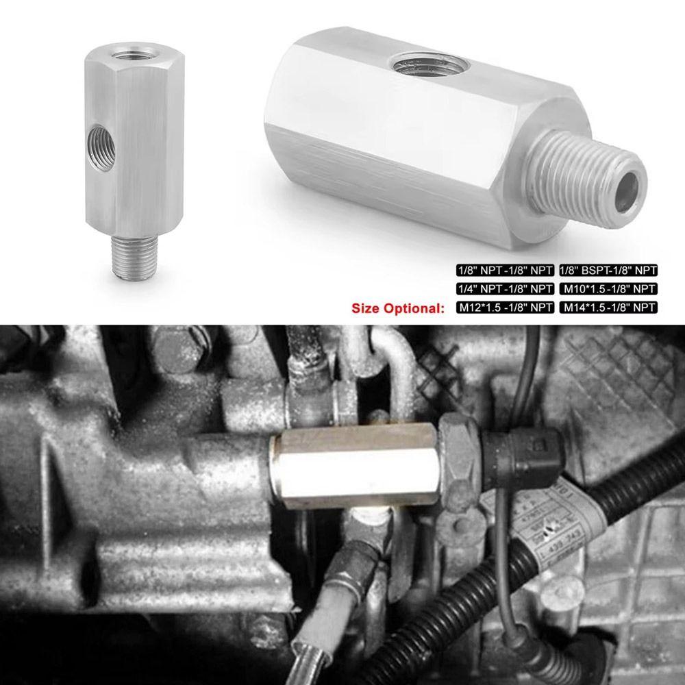 M12 M10 M14 Oil Pressure Sensor Connector Turbo BSPT Adapter Engine Gauge