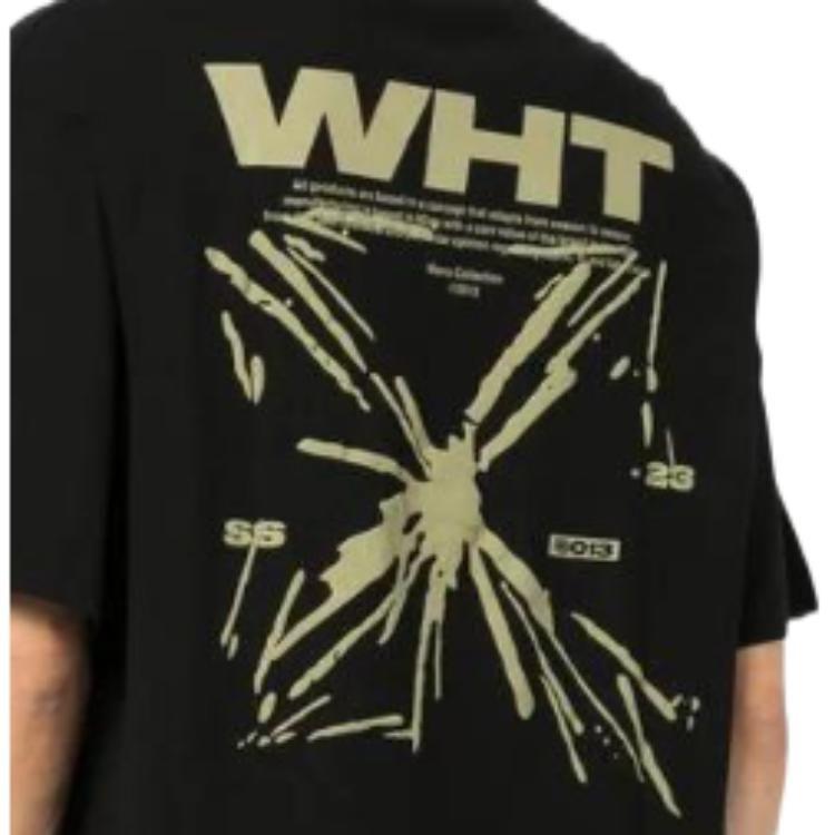 OFF WHITE Футболка мужская Черная SS23 OMAA120S23JER0021017