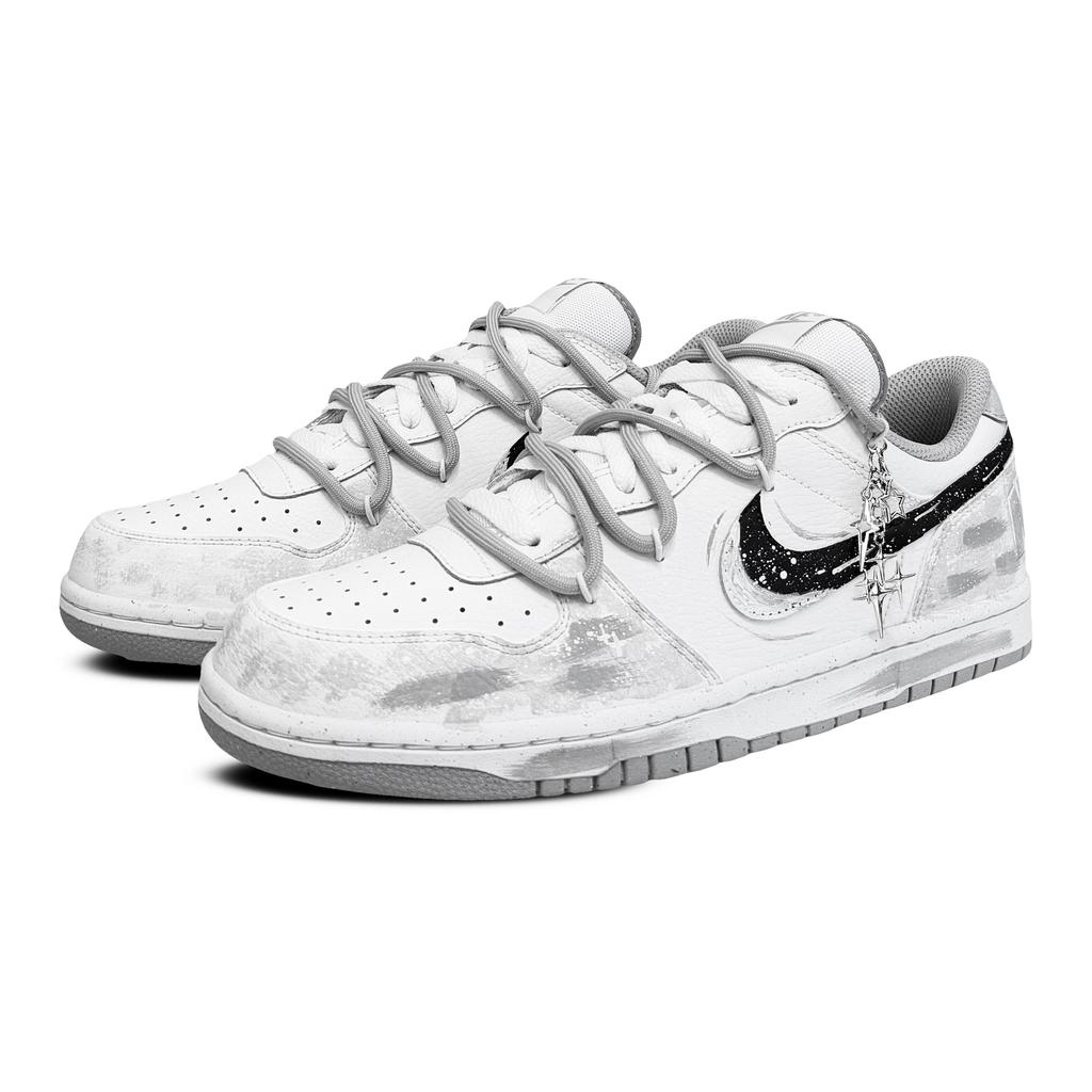 Nike Кроссовки Dunk Low Skateboard Обувь Унисекс Серый 355152-106(Команда49-)