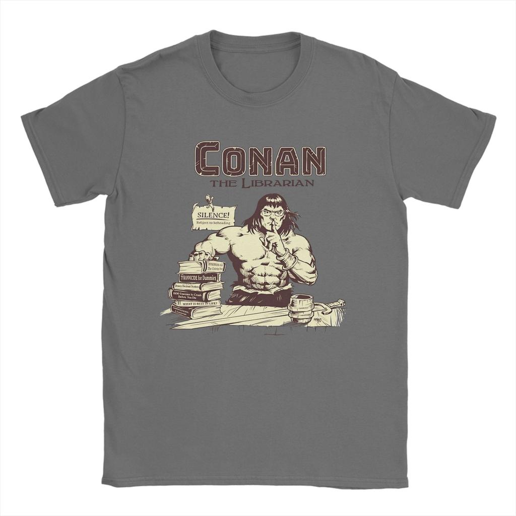 Conan The Barbarian TShirt Summer Cotton TShirts For Unisexs Fashion Loose Tshirt ShortSleeved Y2K Retro Tops