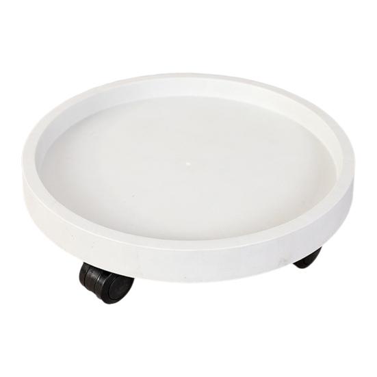 Круглая подставка для растений на колесиках, паллета для цветочного горшка с 4 колесиками, мобильная подставка для цветочного горшка, передвижная подставка для цветочного горшка, подставка для кашпо для использования в помещении и на улице