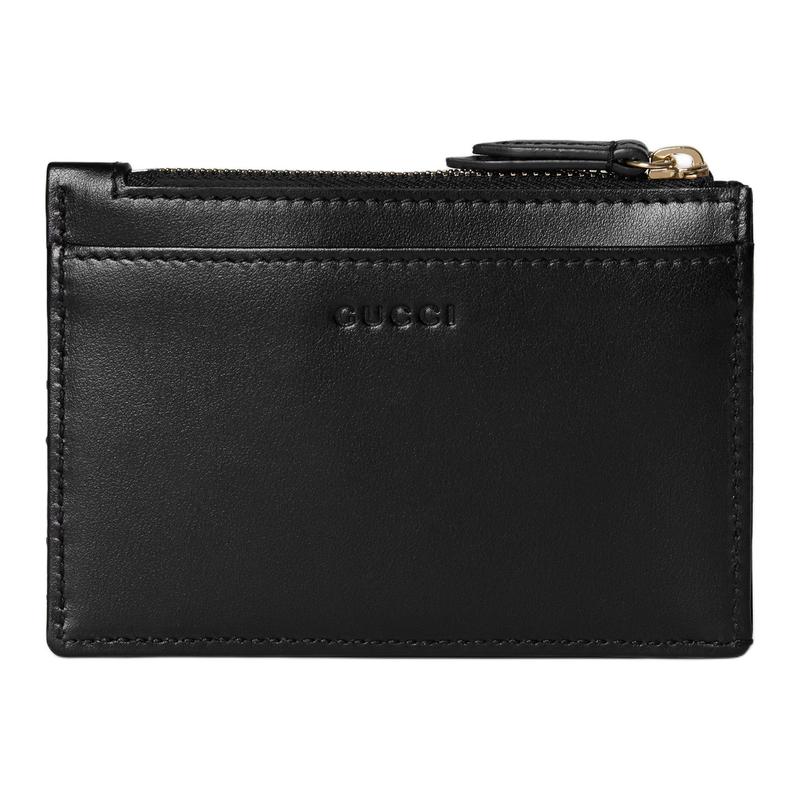 Gucci GG Marmont Логотип Double G Металл Стеганая Шестерка Кожаный Футляр для Ключей Обычный Женский Черный