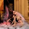 2 Skeleton Full Life Size Poseable Human Halloween Party Prop Haunted House Decor