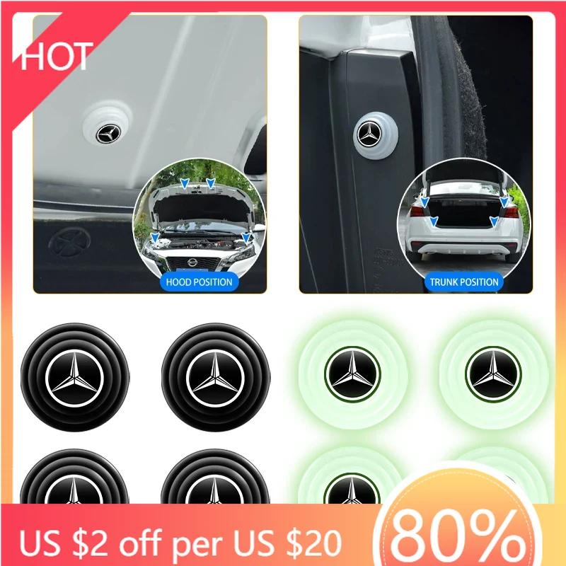 Car Sticker Car Door Switch Anti-shock Pad Silicone Buffer Mats For Mercedes Benz AMG W204 W205 W203 W211 W212 W213 W201 W210 W1