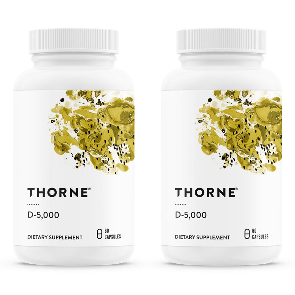Thorne Research D 5000 Вегетарианские капсулы 60 таблеток 2 шт.