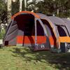 VidaXL Tunnel Camping Tent 8 Person Grey Waterproof, Tent, Camping Shelter, Garden Shelter, Camping Tent, Shelter 94736