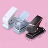 Cute Mini Single Hole Shape Punch For Planner Disc Ring DIY Paper Cutter Puncher Craft Machine Offices Stationery
