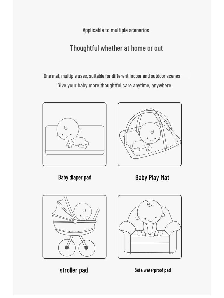 Waterproof & Washable Incontinence Bed Pad: Pure Cotton, Breathable, for Babies, Elderly, and Menstrual Use