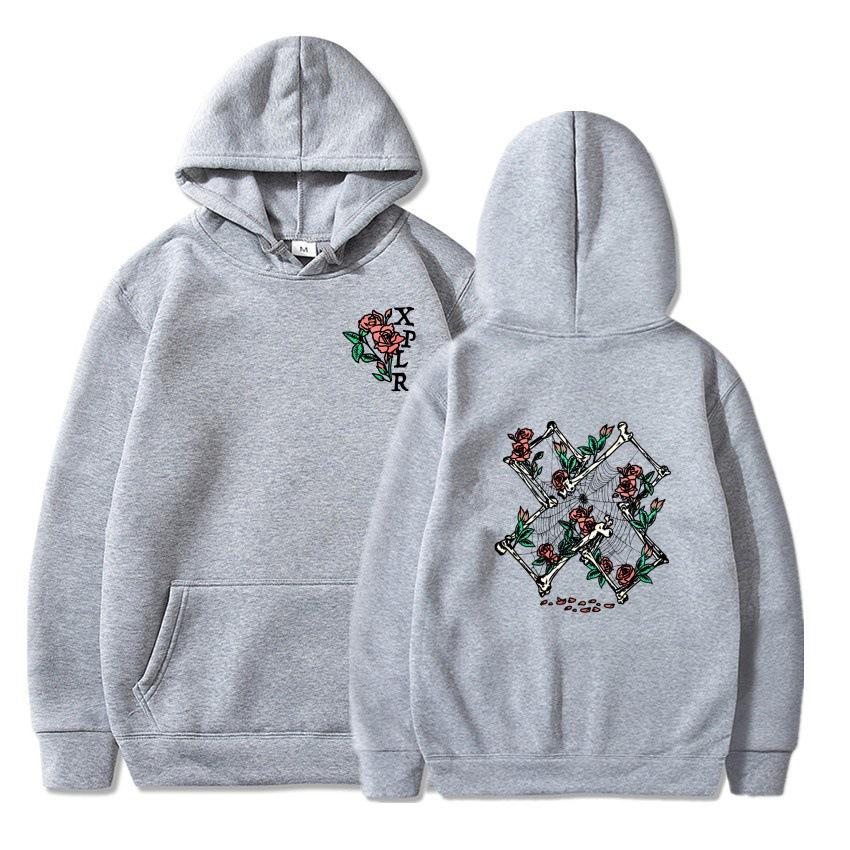 Couple XPLR hooded sweater fashion fleece hooded sweater