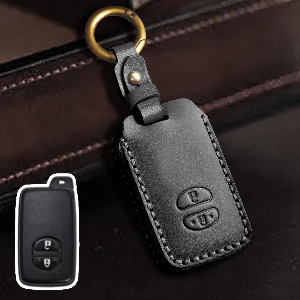 Чехол для ключа из натуральной кожи для Toyota Highlander и Land Cruiser (Старые модели)