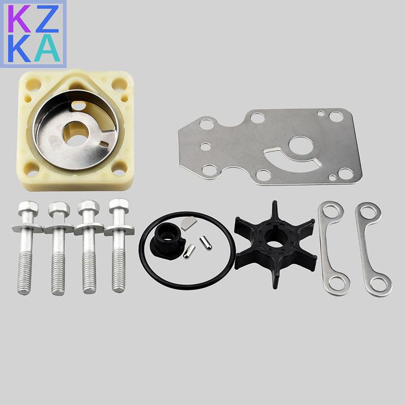 6AH-W0078 Water Pump Impeller Kit For Yamaha 4 Stroke 15HP 20HP Outboard F15C F20 6AH-W0078-00 6AH-W0078-A2 18-3479
