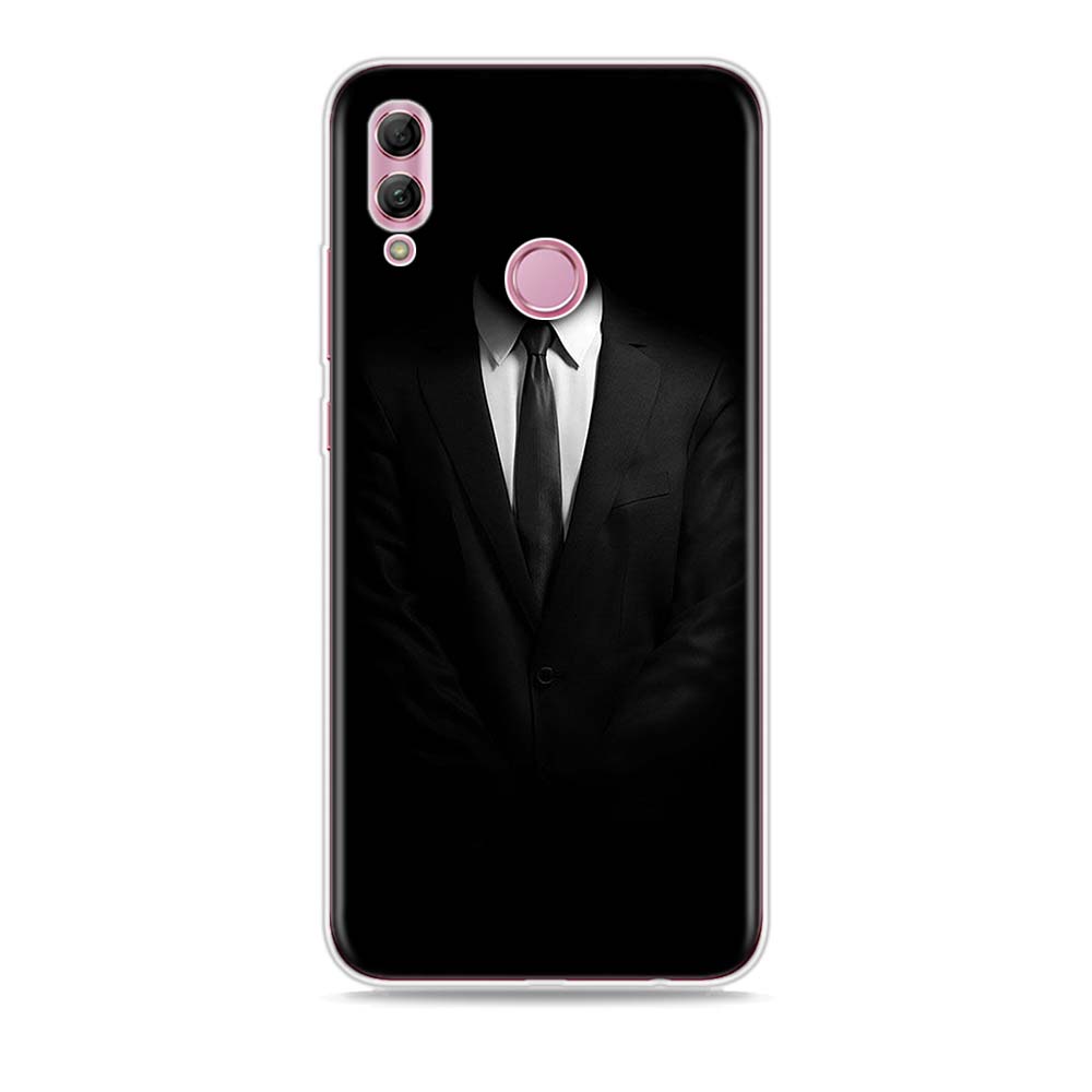 Мужской костюм, рубашка, галстук, силиконовый чехол для Honor 30 30S 30i 9 10 9A 9C 9S 9N 10i 10X 9X Lite Pro 5G, чехол для телефона