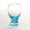 Kubagasaya Ryukyu Glass Ryukyu Glass Beer Glass Beer Glass Beer Mug with Fluorite Okinawa Souvenir Beer Glass Water Luminous Glowing LOVE&STAR